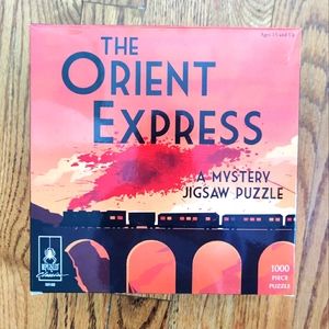 3/$25 // The Orient Express mystery jigsaw puzzle